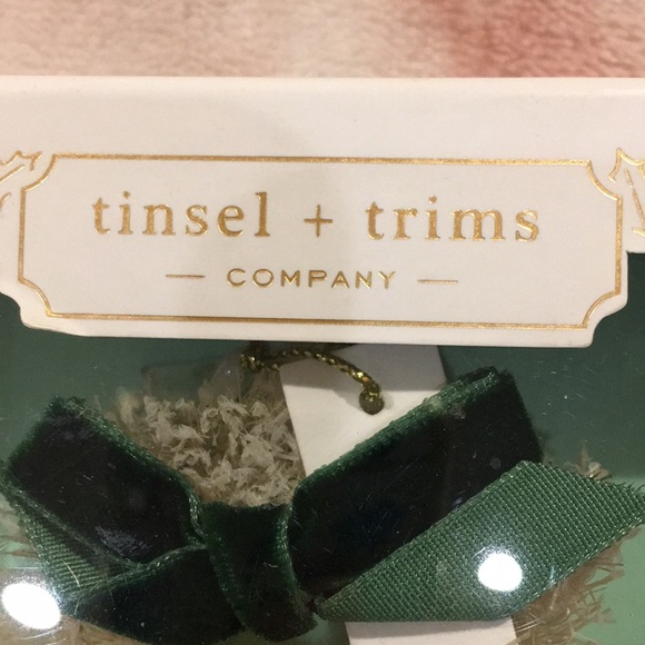 tinsel & trims co Holiday Tinsel Trims Co Holiday Mini Wreath